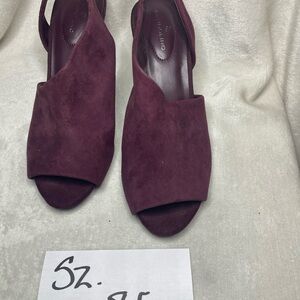 Elegant Burgundy Suede Women's Shoes